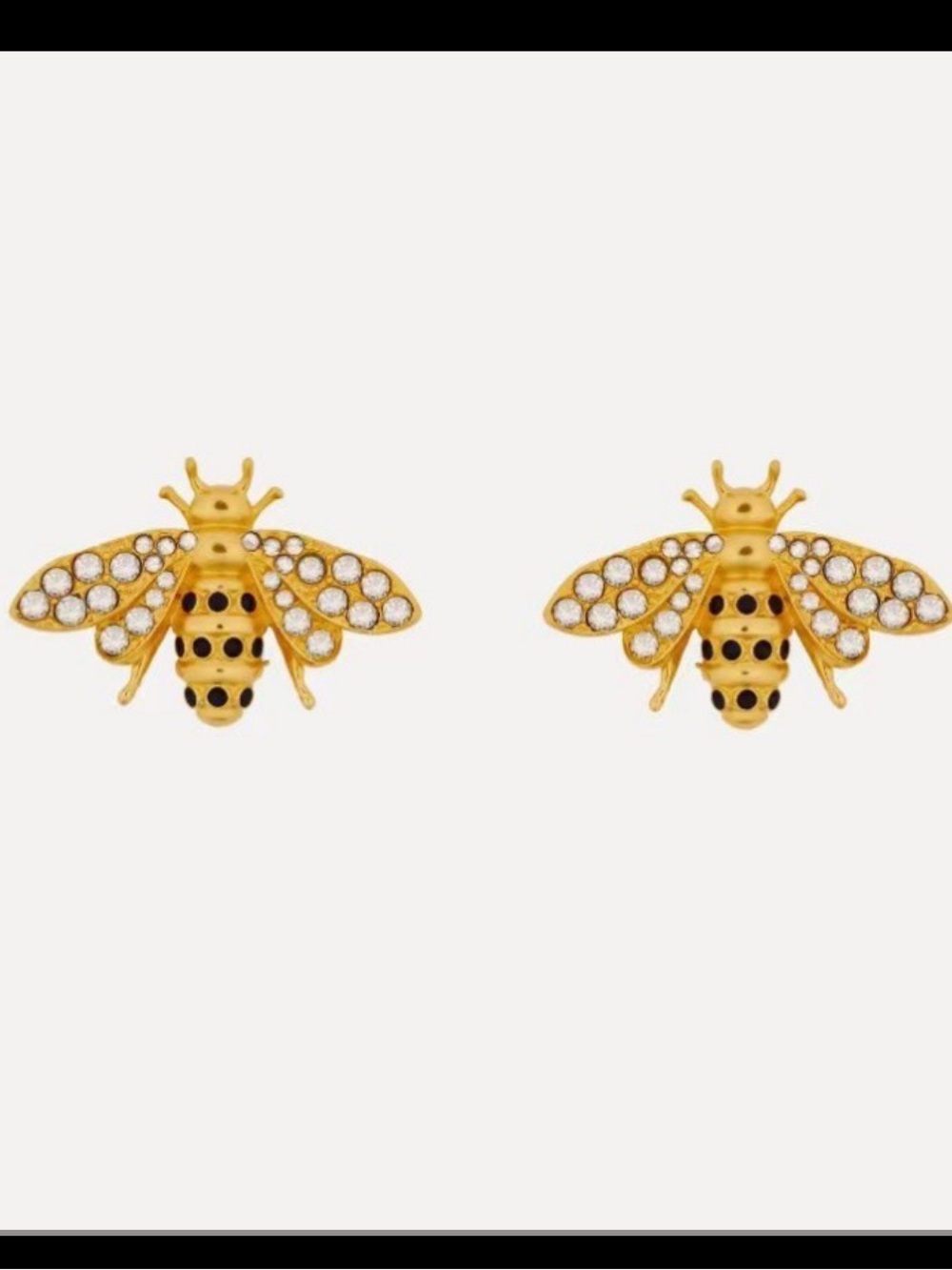 OSCAR DE LA RENTA • Golden Honey
Bee Stud Earrings - Picture 11 of 15